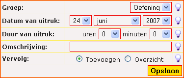 preview uren toevoegen